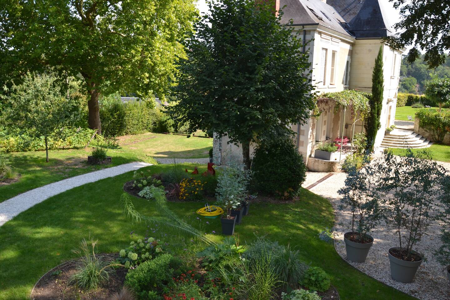 Gîte du Pavillon de la lanterne - Vue depuis la chambre 1